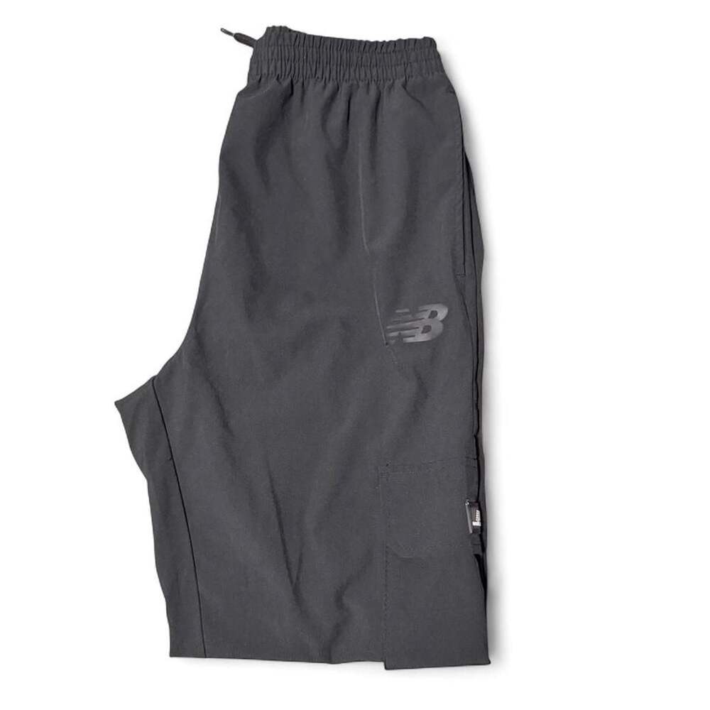 New Balance Cargo Pants Black Athletic Utility Trousers Size Large